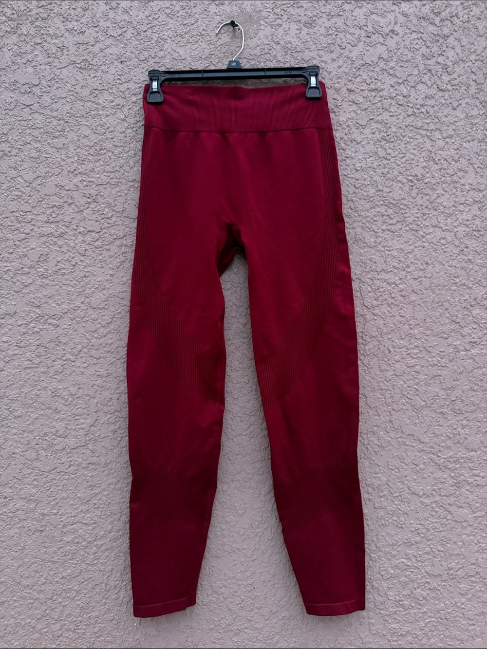 PINK Victoria's Secret Kids Burgundy Seamless Leggings